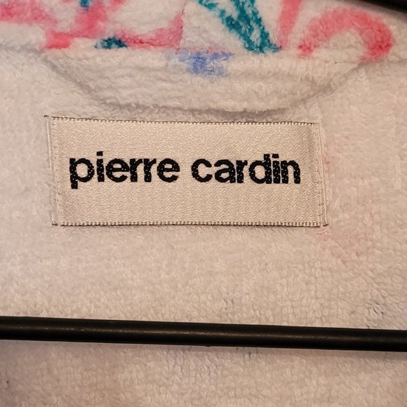 Pierre Cardin Floral Print Bathrobe Size Medium - Picture 8 of 9
